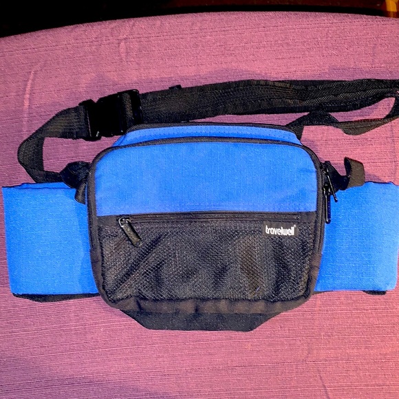 Travelwell Bags Travelwell Large Royal Blue Fanny Pack Waist Bag